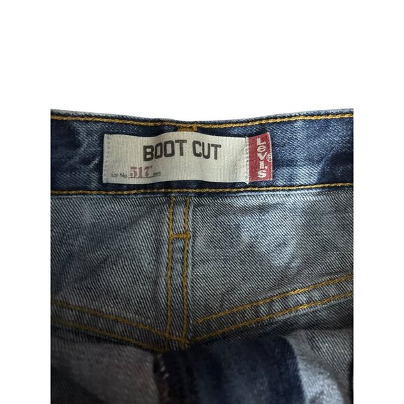 Levi's Men's 517 Boot Cut Blue Jeans - Picture 5 of 8